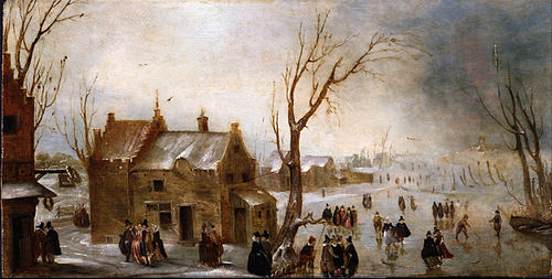 A Winter Scene on the Ice, 1615, 