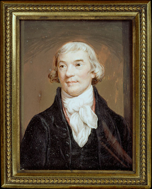 Miniature portrait of Noel Desenfans (after Northcote), 1811, 