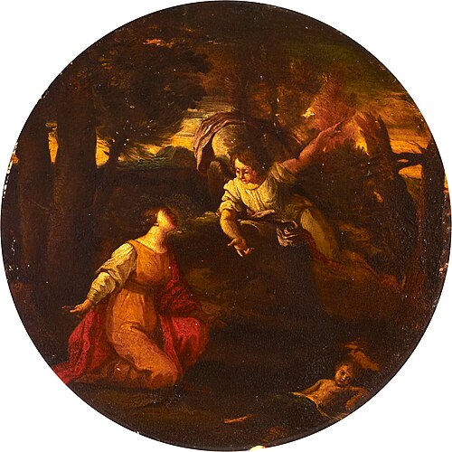 Hagar and Ishmael, 1650, 