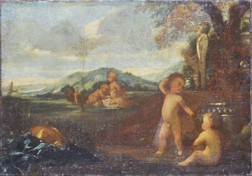 Putti in a Landscape, 1650, 