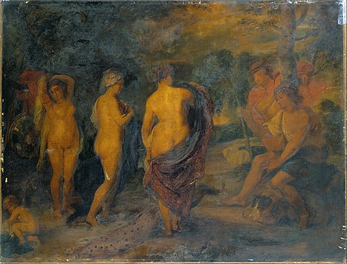 Le Jugement de Pâris, 1850, 