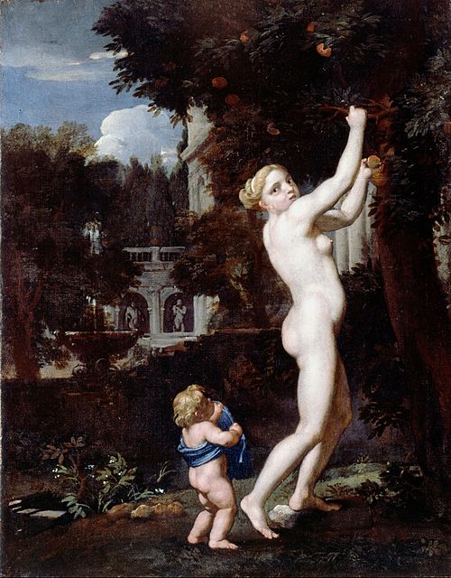 Venus Gathering Apple, 1650, 