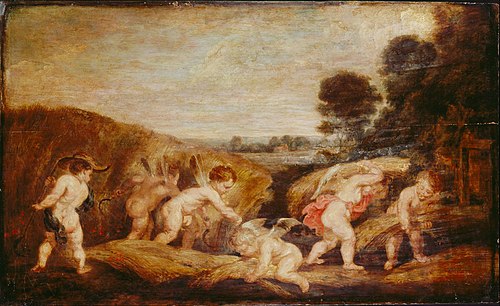 Cupids Harvesting, 1650, 