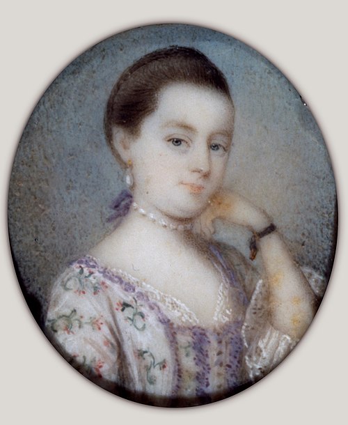 Portrait d'une dame., 1750, 