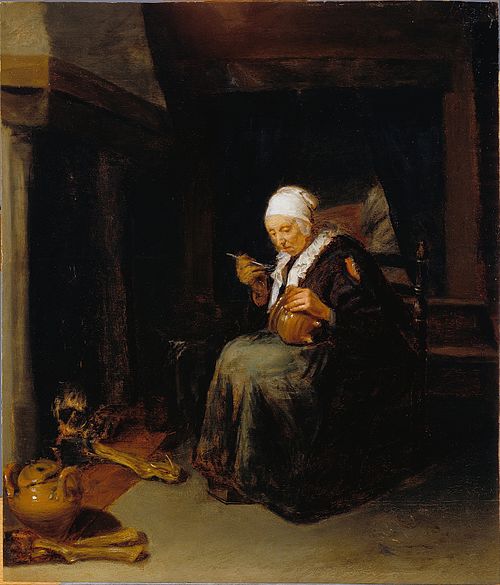 Old Woman Eating, 1650, 