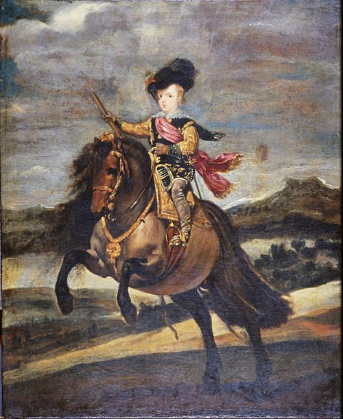 Le Prince Baltasar Carlos à cheval, 1635, 