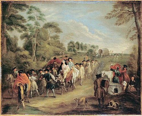 Soldiers on the March, 1750, 