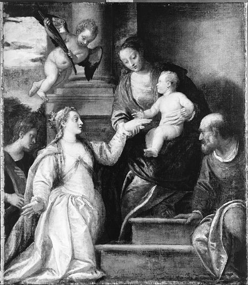 The Mystic Marriage of Saint Catherine, , 