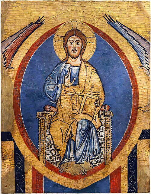Fragment de croix avec l'Ascension du Christ, , 