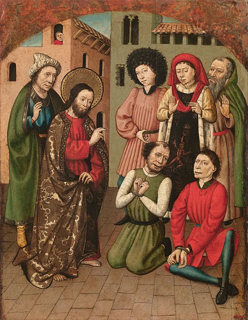 Saint Bartholomew Exorcising, 1450, 