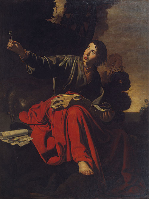 Saint John the Evangelist in Patmos, 1650, 
