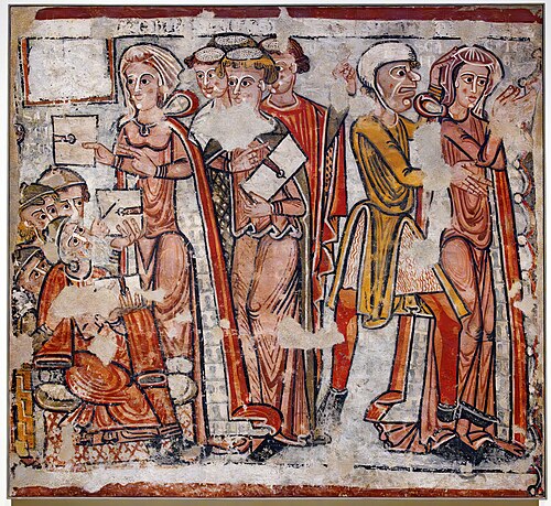 Contestation et arrestation de Sainte Catherine, de la cathédrale de La Seu d'Urgell, 1248, 