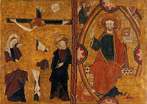 Calvary and Christ in Majesty, 1295, 