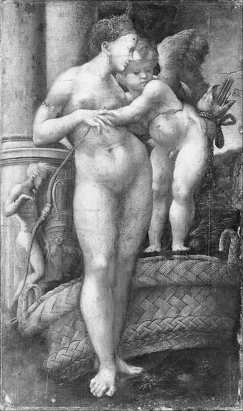 Venus and Cupid, , 