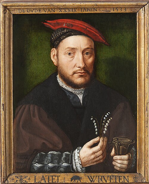 Portrait of an unknown man, 1533, 