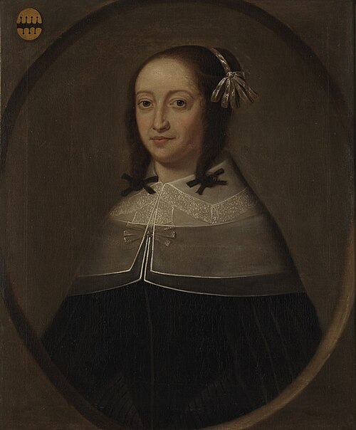 Portret van Elisabeth van Winssen (?-1655), echtgenote van Paulus Voet, 1650, 