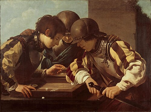 Three Backgammon Players, 1625, 