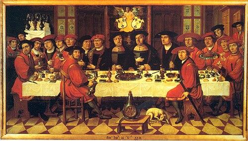 Meal of the Lords of Liere in Antwerp, 1523, 
