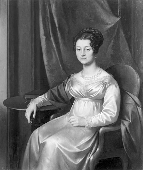Portret van Susanna Amelia Testas (1794-1854), echtgenote van Jan Hendrik Martin Martens, 1830, 