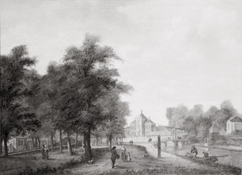 De Maliebaan en Huis 'Bellevue' te Utrecht, 1770, 