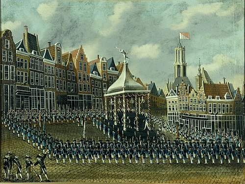 Eedsaflegging op het regeringsreglement op de Neude te Utrecht op 12 oktober 1786, 1786, 