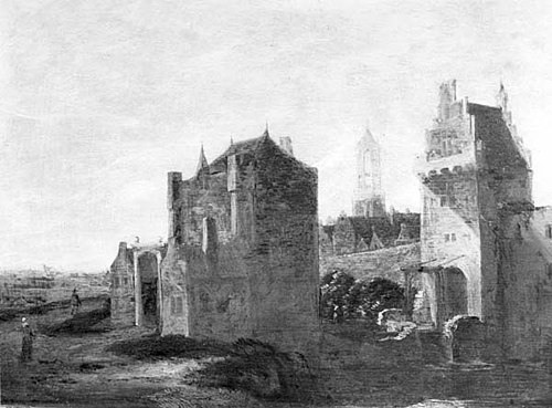 View of the Wittevrouwenpoort in Utrecht, 1649, 