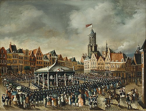 Oath on the government regulations on the Neude Utrecht on October 12, 1786 (1786-1800), 1786, 