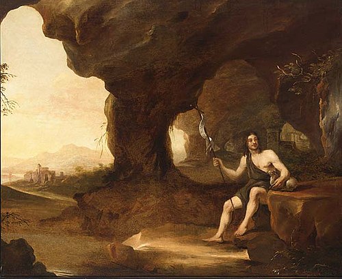 Johannes de Doper in de woestijn, 1650, 