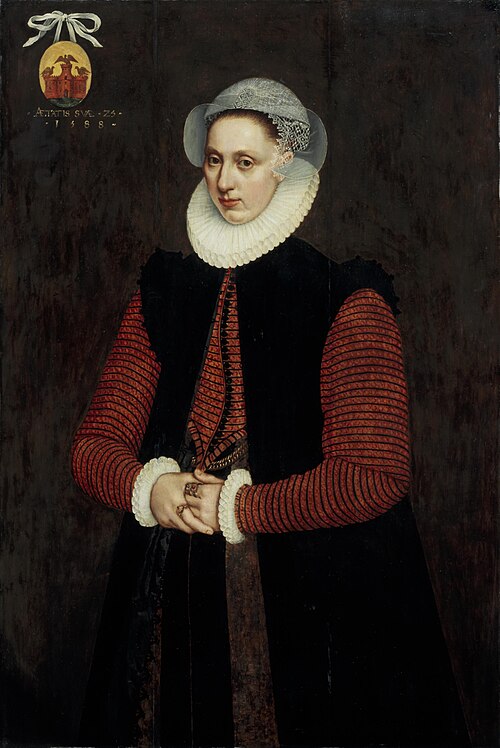 Portrait of Anna van Valkenburg ( -1633), 1588, 