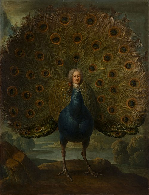 Le Maréchal de Gontaut Biron en paon (1700-1788), 1750, 
