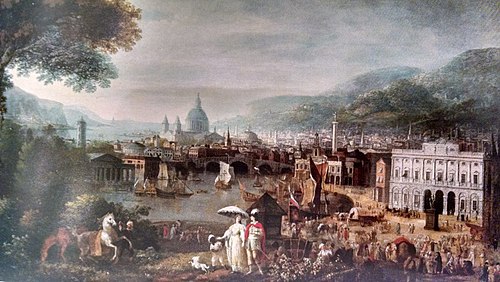 Capriccio of the City of London, 1750, 
