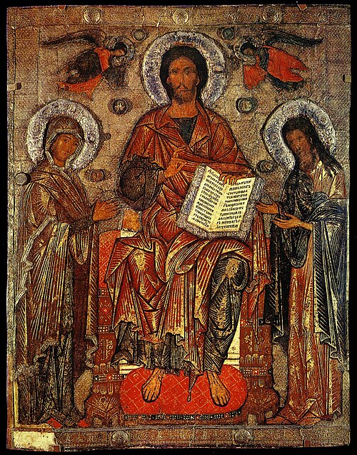 Deesis from the Church of Nikola from Kozhe, 1250, 