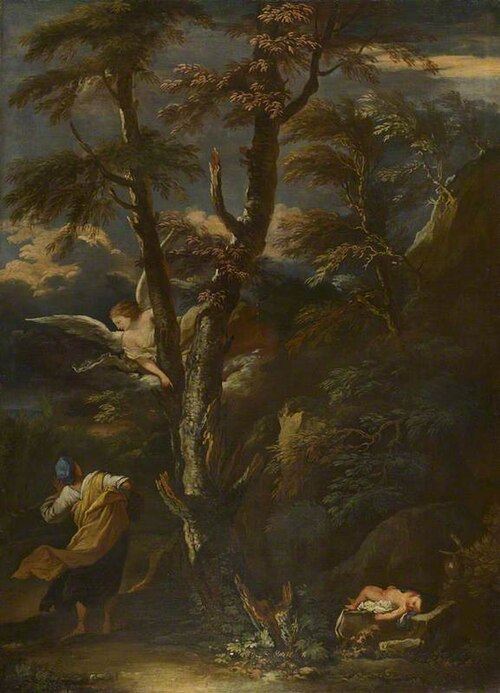 An Angel appears to Hagar and Ishmael in the Desert, 1649, 