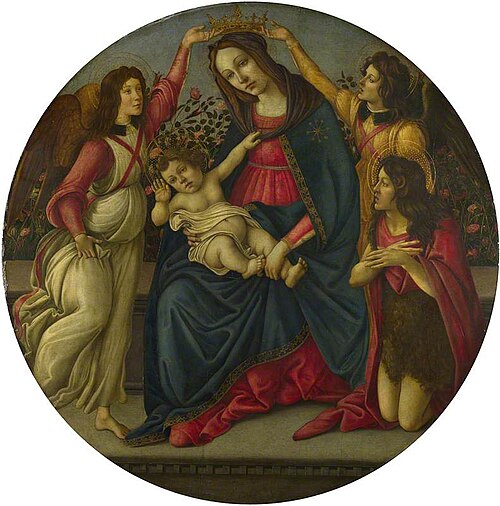 The Virgin and Child with Saint John and Two Angels, 1495, 