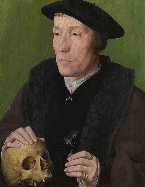 A Man with a Pansy and a Skull, 1535, 