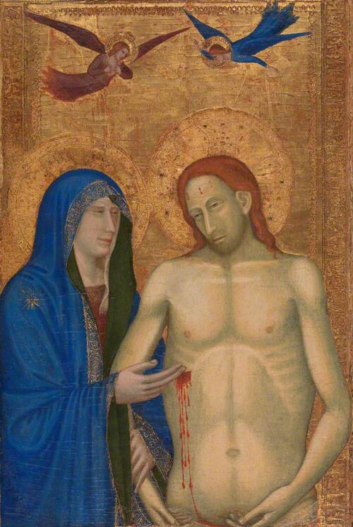 The Dead Christ and the Virgin, 1347, 