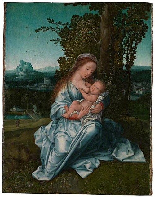 The Virgin and Child in a Landscape, 1528, 