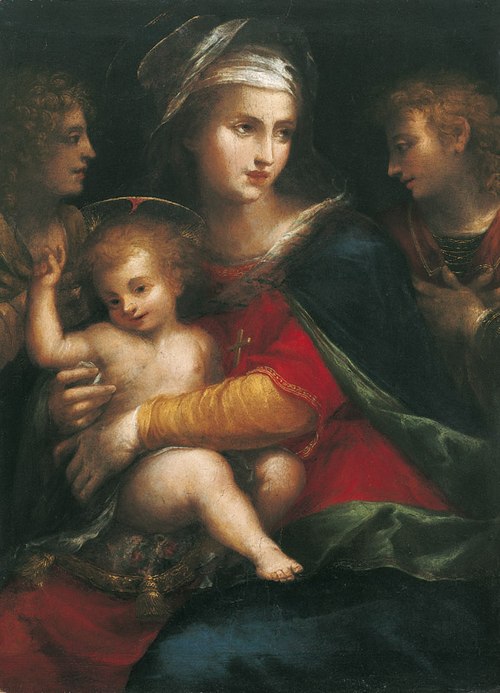 La Vierge aux anges, 1550, 