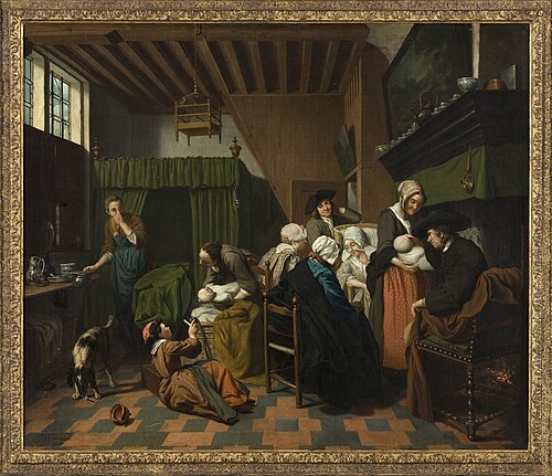 Kraamkamer, 1730, 