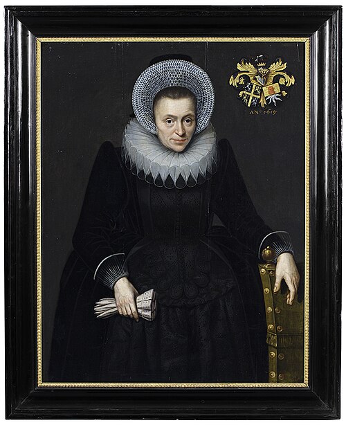 Portrait of  Willemina Hinckaert (  -1624), 1619, 