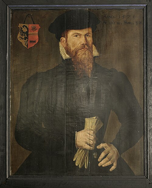 Portrait of an unknown man, 1571, 