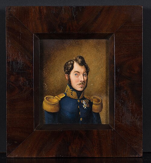 Nederlands officier, circa 1830-1840, 1835, 