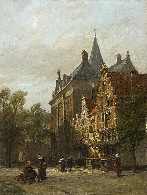 Stadsgezicht, 1850, 