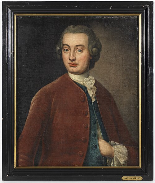 Portrait of Jan Hendrik de Grijs (1741-1813), 1787, 
