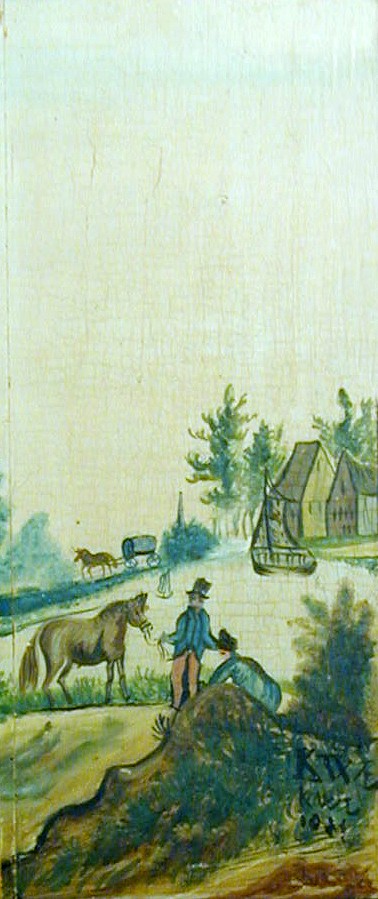 Landschap met mensen en dieren, 1833, 