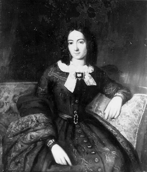 Potret van Geertruida Elisabeth Bosscher Van Starckenborgh Van Straten, 1850, 