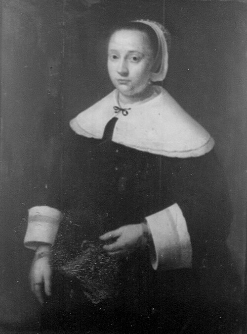 Portret van een onbekende dame, 1650, 