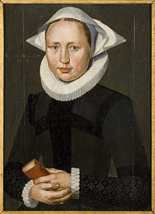 Portrait of the sister of Wilhelmus van Emmen, 1588, 