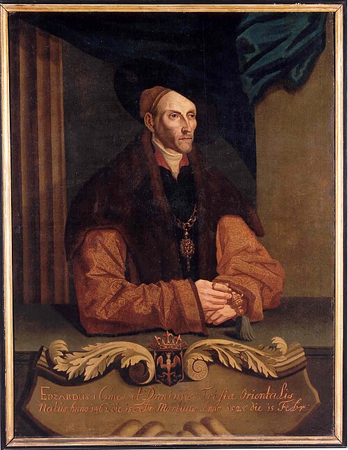Portrait of Edzard I (1462-1528), Count of East Frisia, 1750, 