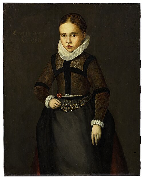 Portrait of Anna Ververs (1578-?), 1587, 